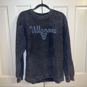 Villanova Wildcats Comfy Cord Vintage Wash Pullover Sweatshirt